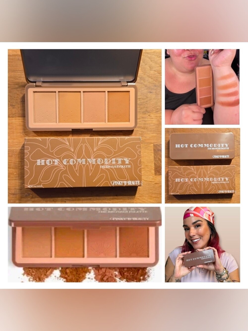 Pinky B Beauty "Hot Commodity" Bronzer Palette